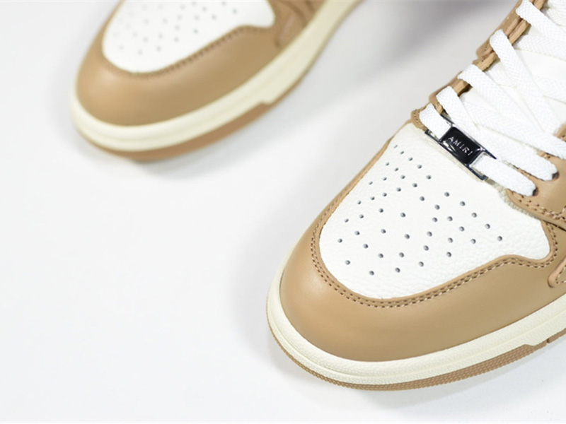 AMIRI Skel Top Hi Brown White MFS002-281