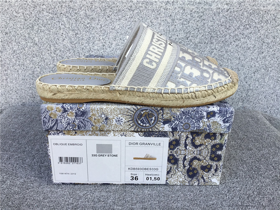 Dior 20s Spring First Summer Xiudi Fishing Off Shoes 0704dio04