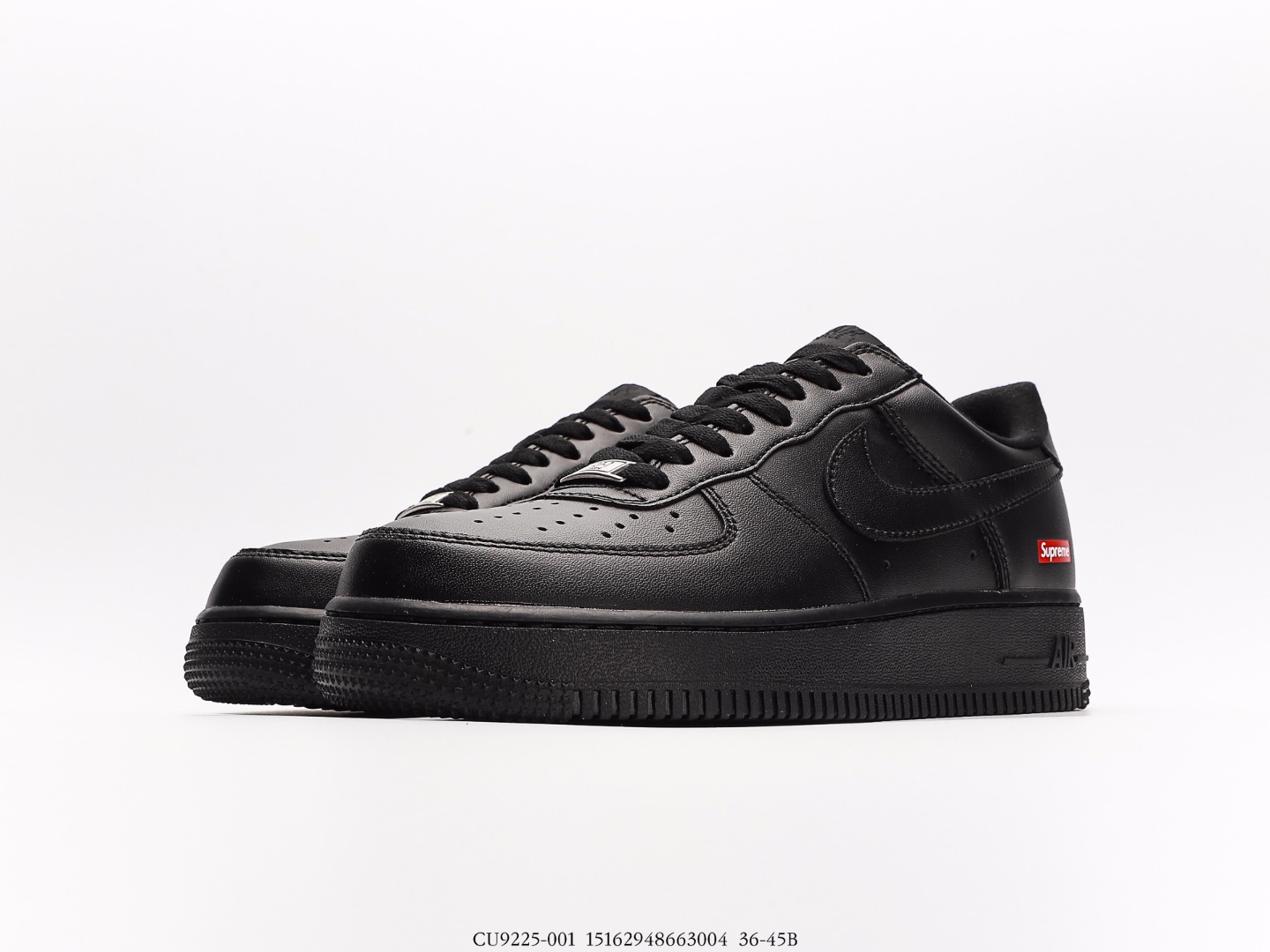 Nike Air Force 1 Low Supreme Black CU9225-001