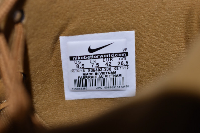 Nike AIR FORCE 1 HIGH 07 LV8 FLAX - 806403-200
