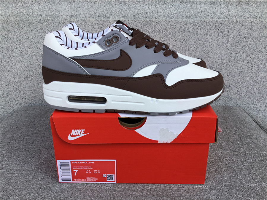 Nike Air Max 1 Nike Half Palm Air Cushion Retro Running Shoes FB8916-100