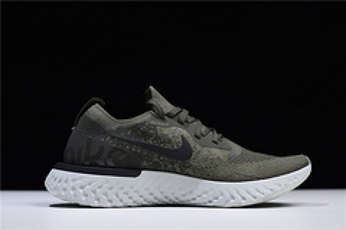 nike epic react flyknit olive AQ0067 300