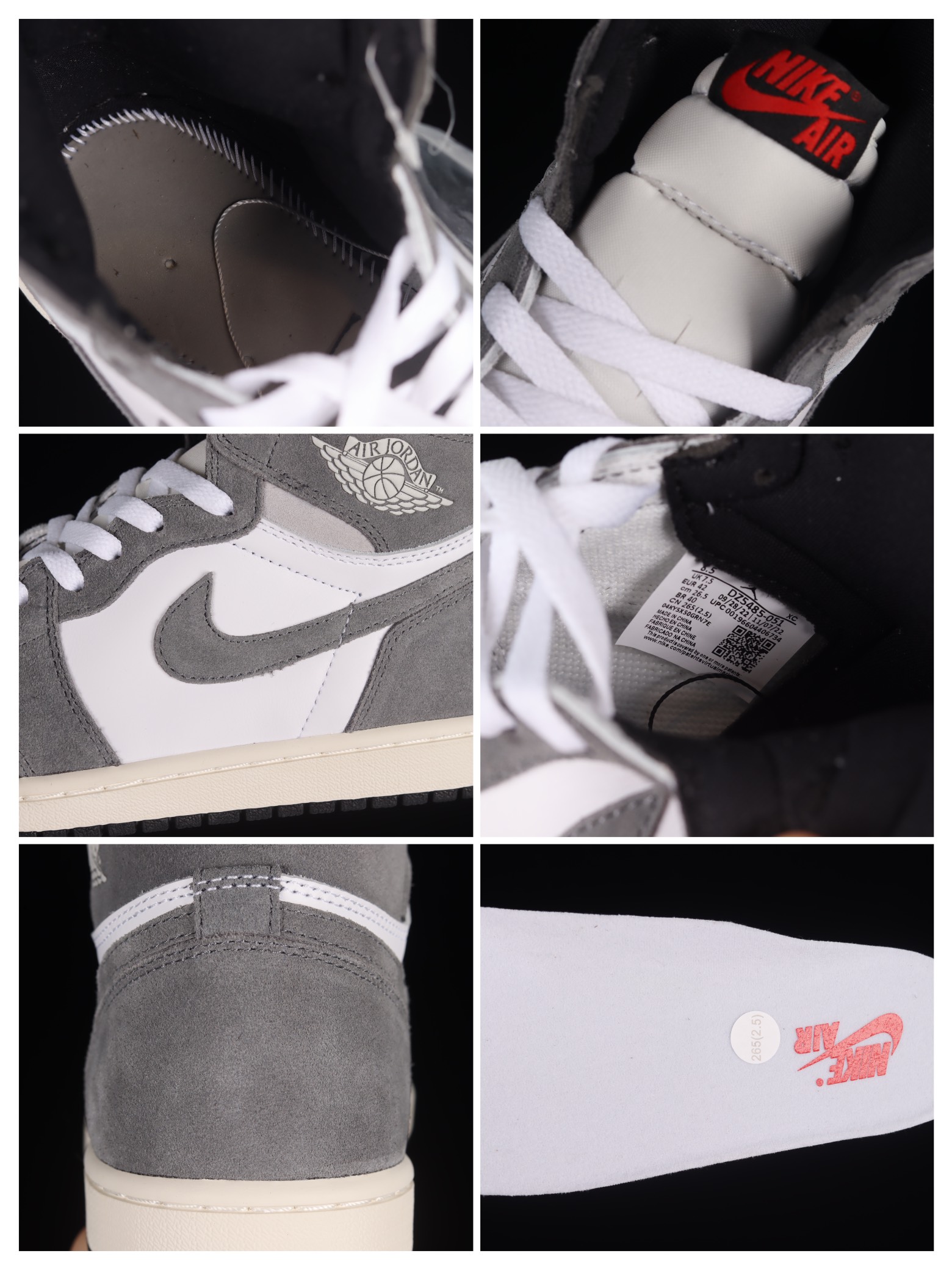 Jordan 1 Retro High OG Washed Black DZ5485-051