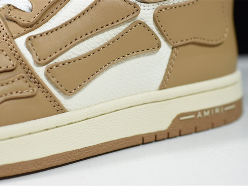 AMIRI Skel Top Hi Brown White MFS002-281