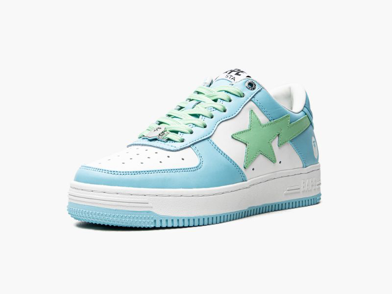 A BATHING APE? Womens BAPE STA LOW L IT Light Blue