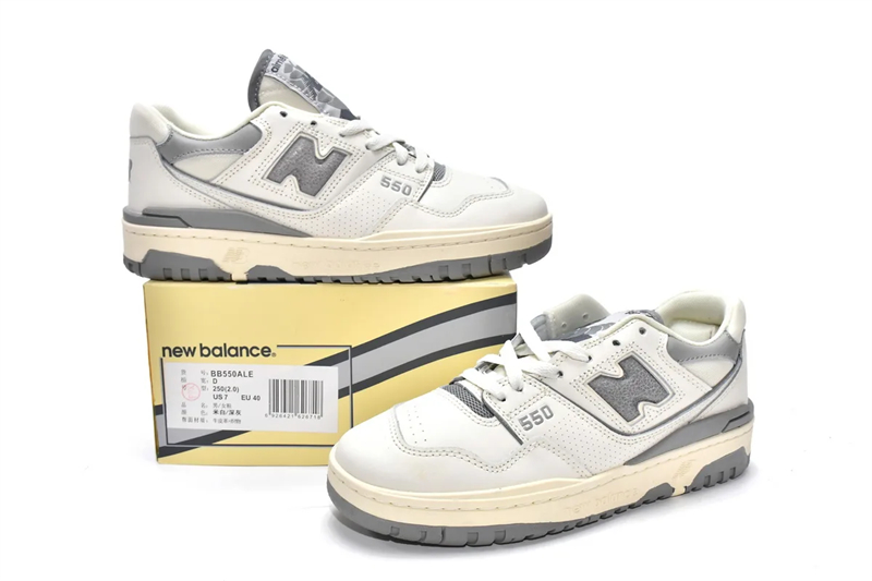 Get Aimé Leon Dore x New Balance 550 Silver BB550ALE