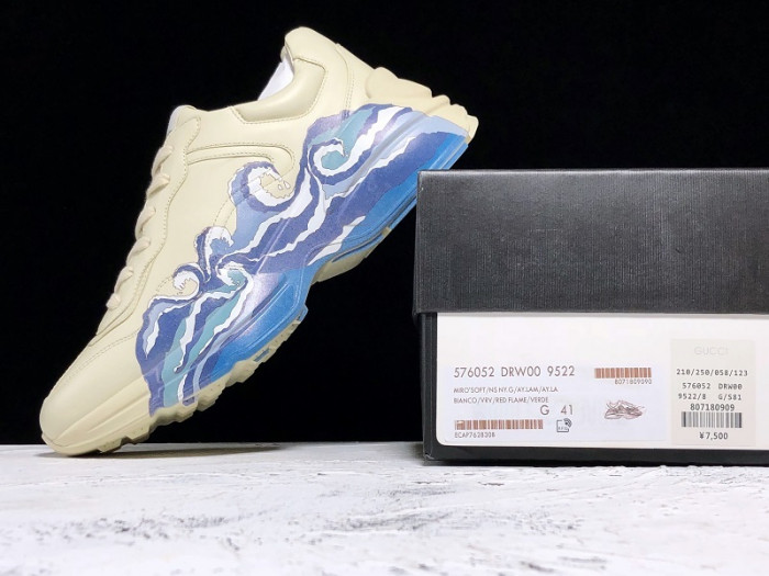 Gucci Rhyton Vintage Trainer Sneaker 576965 DRW00 9534