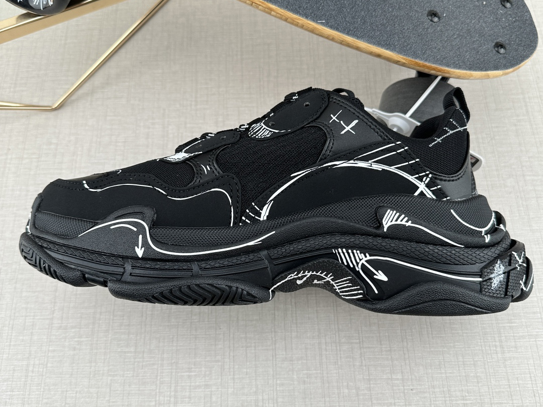 Balenciaga Dad Shoes 10th Generation Black