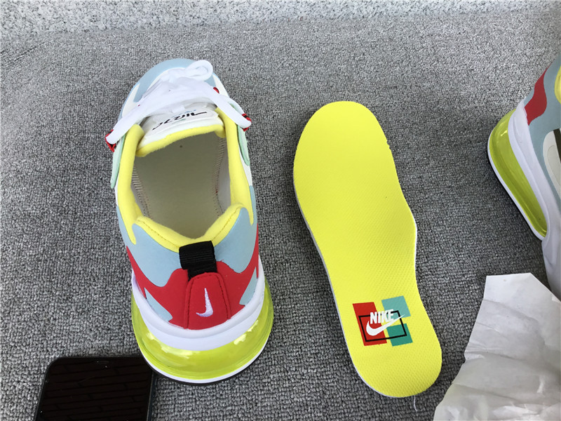 Nike Air Max 270 React Air Cushioned Running Shoe AO6174-002