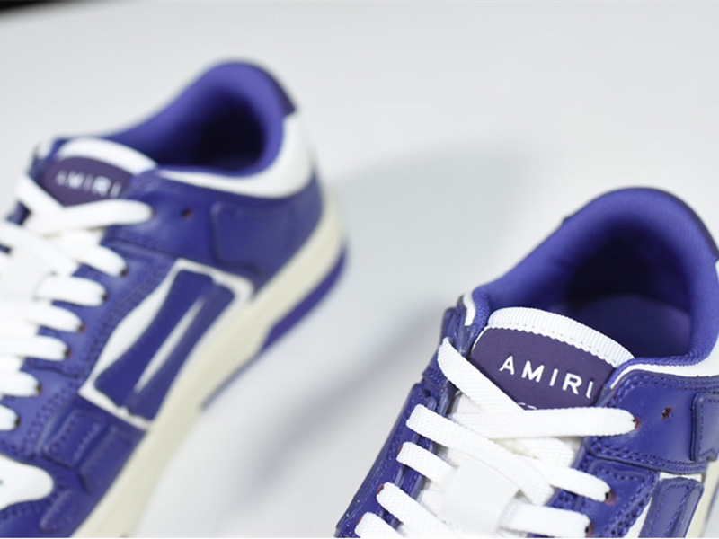 AMIRI Skel Top Low Purple White