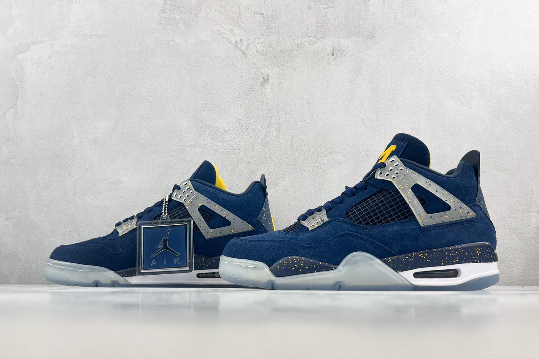 Air Jordan 4 NCAA League Player Exclusive Edition University of Michigan Joint