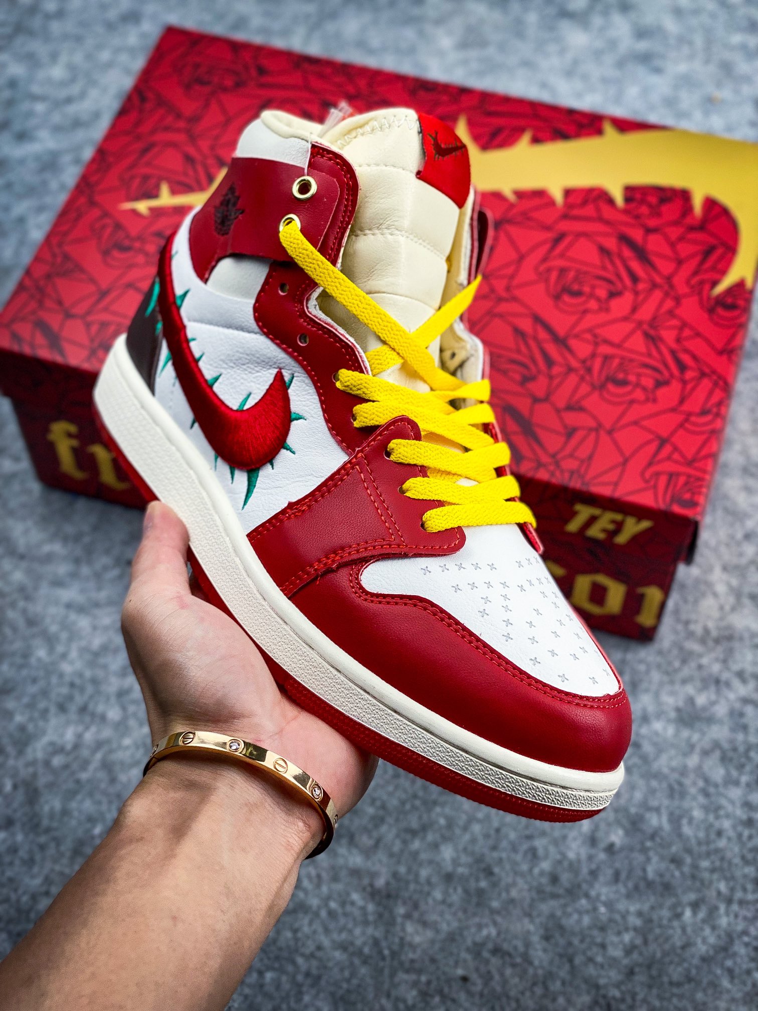 Jordan 1 High Zoom Air CMFT 2 Teyana Taylor A Rose From Harlem (Women's) FJ0604-601