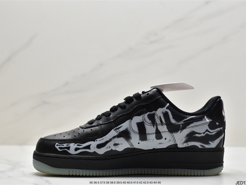 Nike Air Force 1 '07 QS Black Skeleton 2019 BQ7541-001