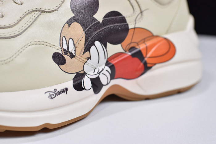 GUCCI Disney x Rhyton Vintage Trainer Sneaker 498916 A9L00 9522