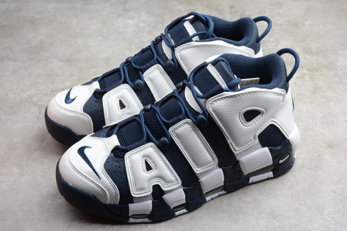 Nike Air More Uptempo Olympic White/Midnight Navy 414962-104