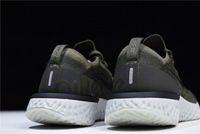 nike epic react flyknit olive AQ0067 300