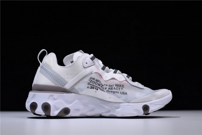 Off White x Nike Upcoming React Element 87 AQ0068-100