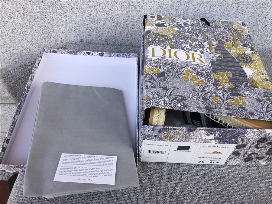 Dior 20s Spring First Summer Xiudi Fishing Off Shoes 0704dio03