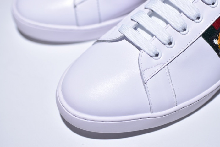 Gucci Ace Embroidered Low-Top Sneaker with TIGER MENS