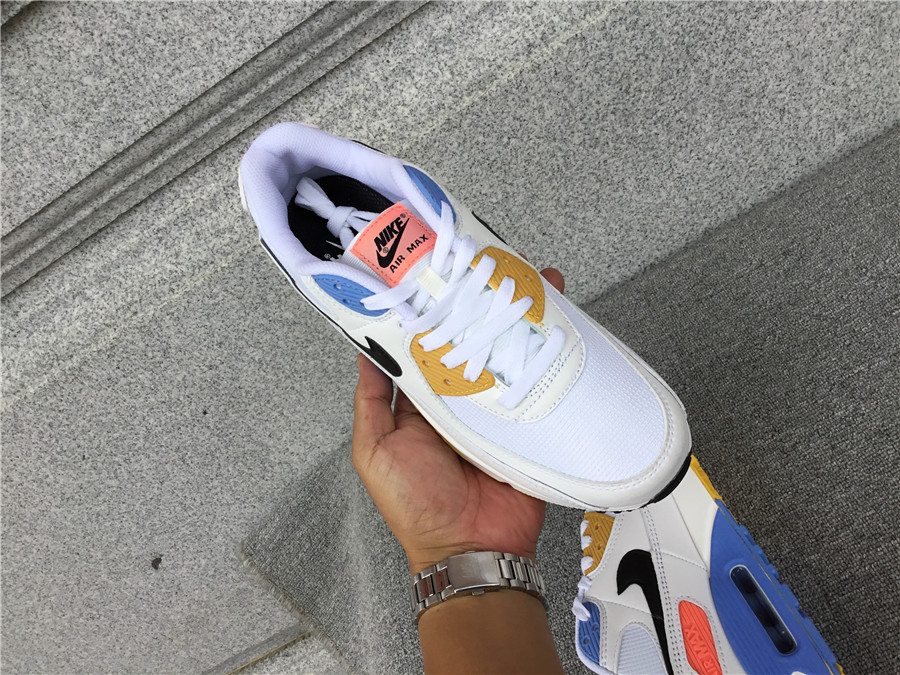 Nike Air Max90 Joint Air Cushion Mesh Breathable Running Shoes CZ3950-100