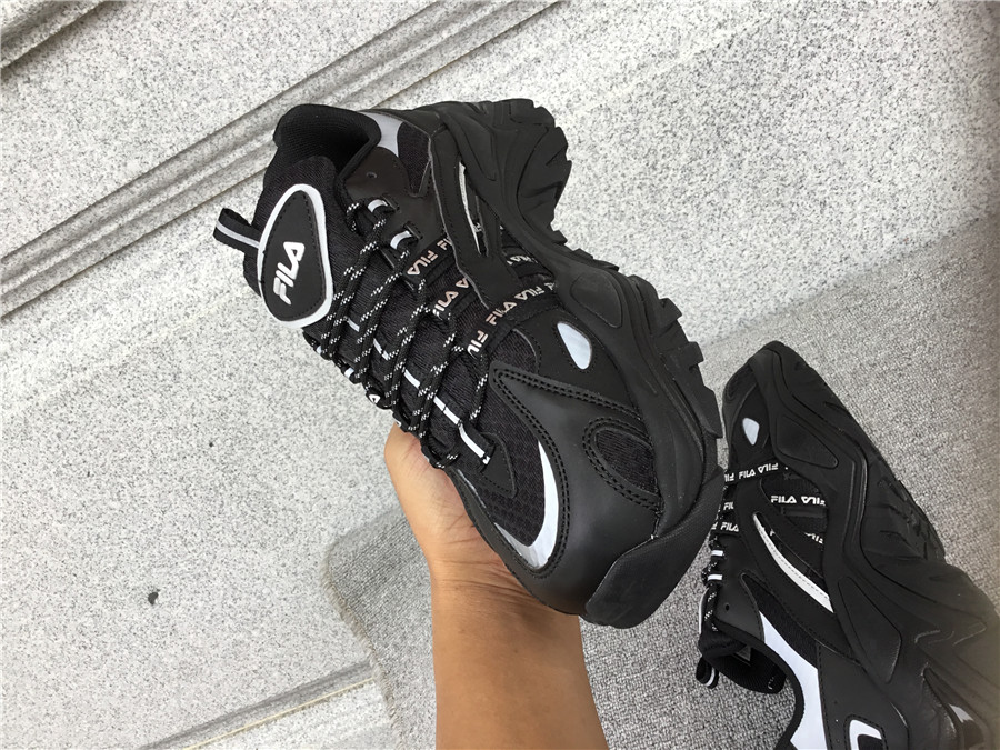 Fila heightened retro casual running shoes old shoes T12MO41107FBK