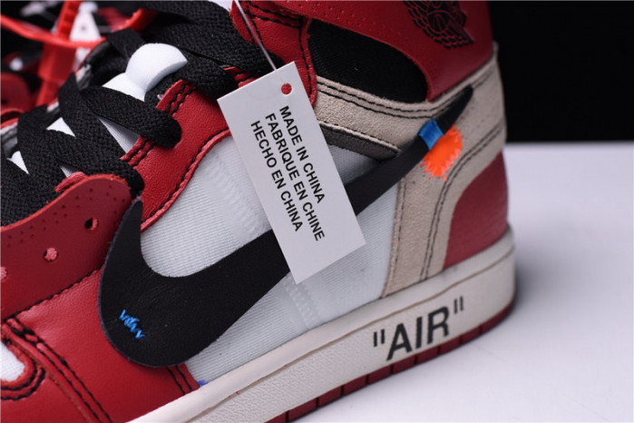 Off-White Air Jordan 1 Retro Chicago The Ten AA3834-101