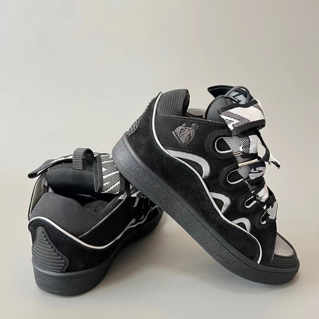 Lanvin Curb Sneaker Black Grey