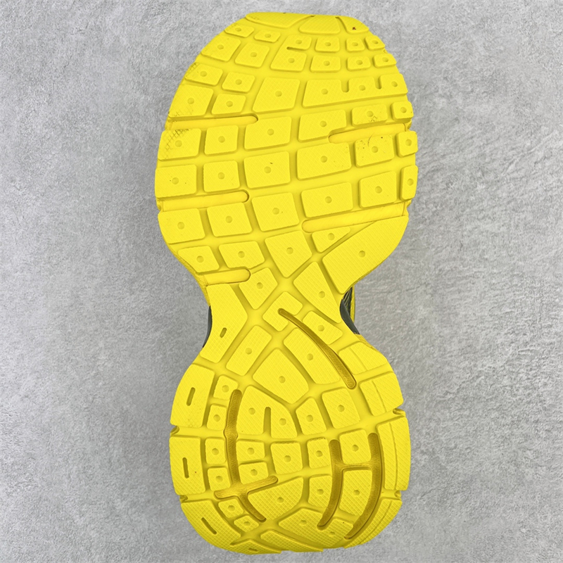 Balenciaga mesh tie yellow black 734734W3XL27010