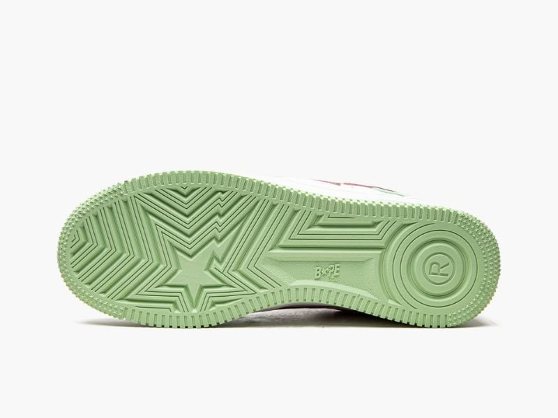 A BATHING APE? Mens BAPE STA LOW M2 IT Green