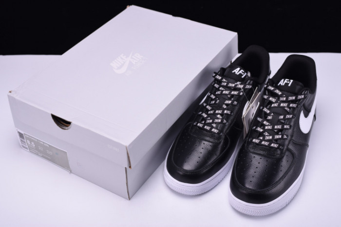 Nike Air Force 1 07 LV8 823511-007 NBA Pack Black/White Shoes 823511-007