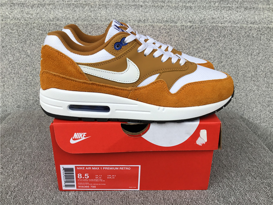 Nike Air Max 1 Nike Half Palm Air Cushion Retro Running Shoes 908366-700