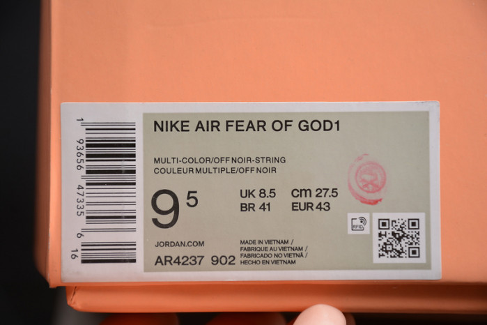 Nike Air Fear of God 1 String AR4237-902