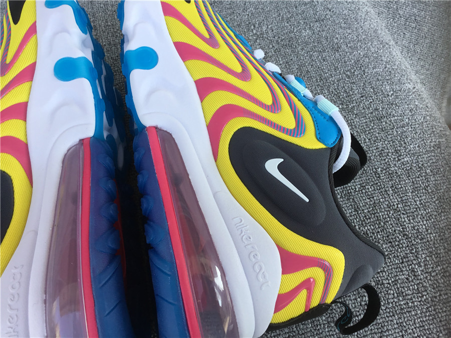 Nike Air Max 270 React Air Cushioned Running Shoe CD0113-400