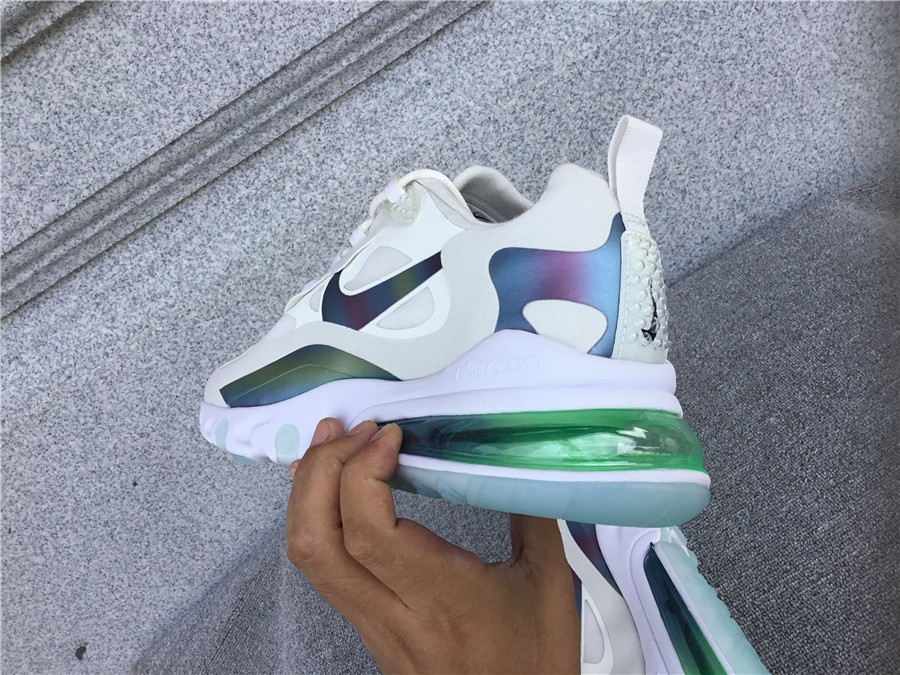 Nike Air Max 270 React Air Cushioned Running Shoe CT5064-100