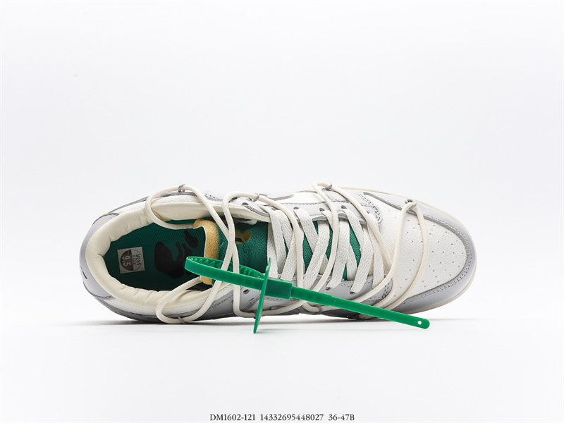 Nike Dunk Low Off-White Lot 25 DM1602-121 SAIL/NEUTRAL GREY-PALE IVORY