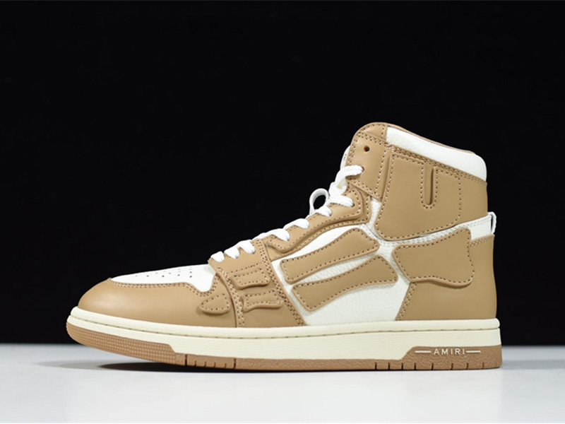 AMIRI Skel Top Hi Brown White MFS002-281