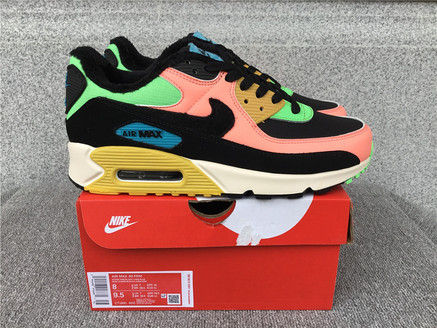 Nike Air Max90 Joint Air Cushion Mesh Breathable Running Shoes CT1891-600