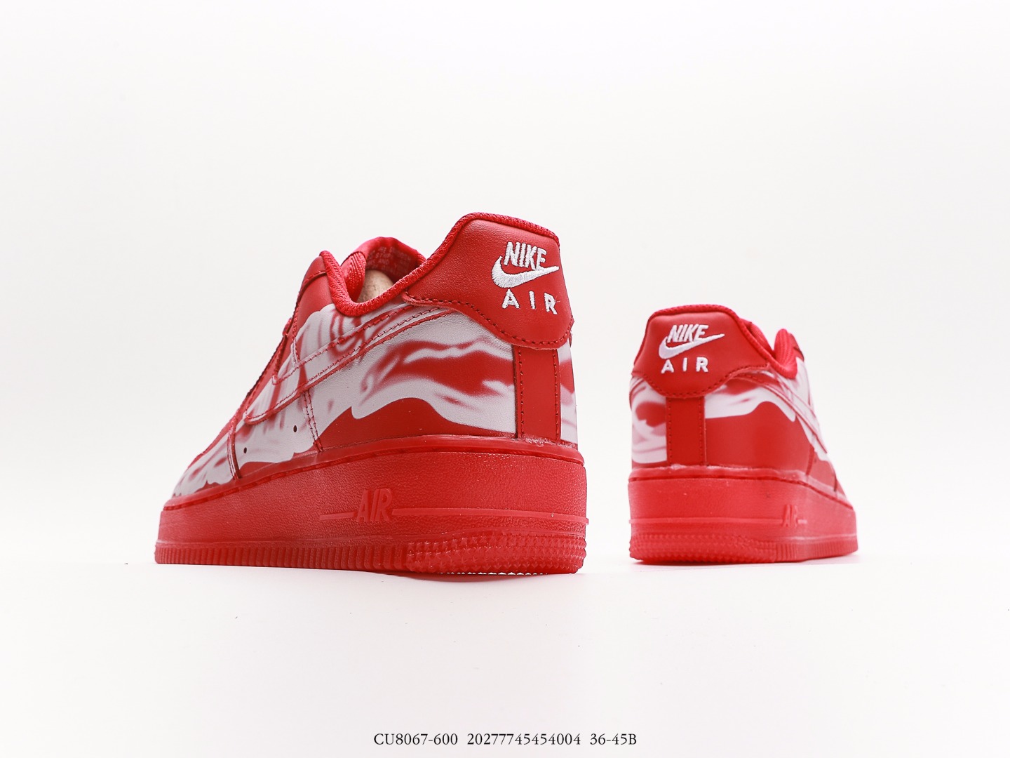 Nike Air Force 1 '07 QS Red Skeleton CU8067-600
