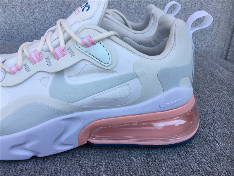 Nike Air Max 270 React Air Cushioned Running Shoe AO6174-100