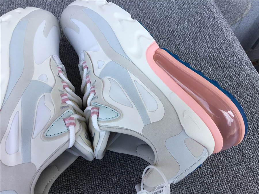 Nike Air Max 270 React Air Cushioned Running Shoe AT6174-100