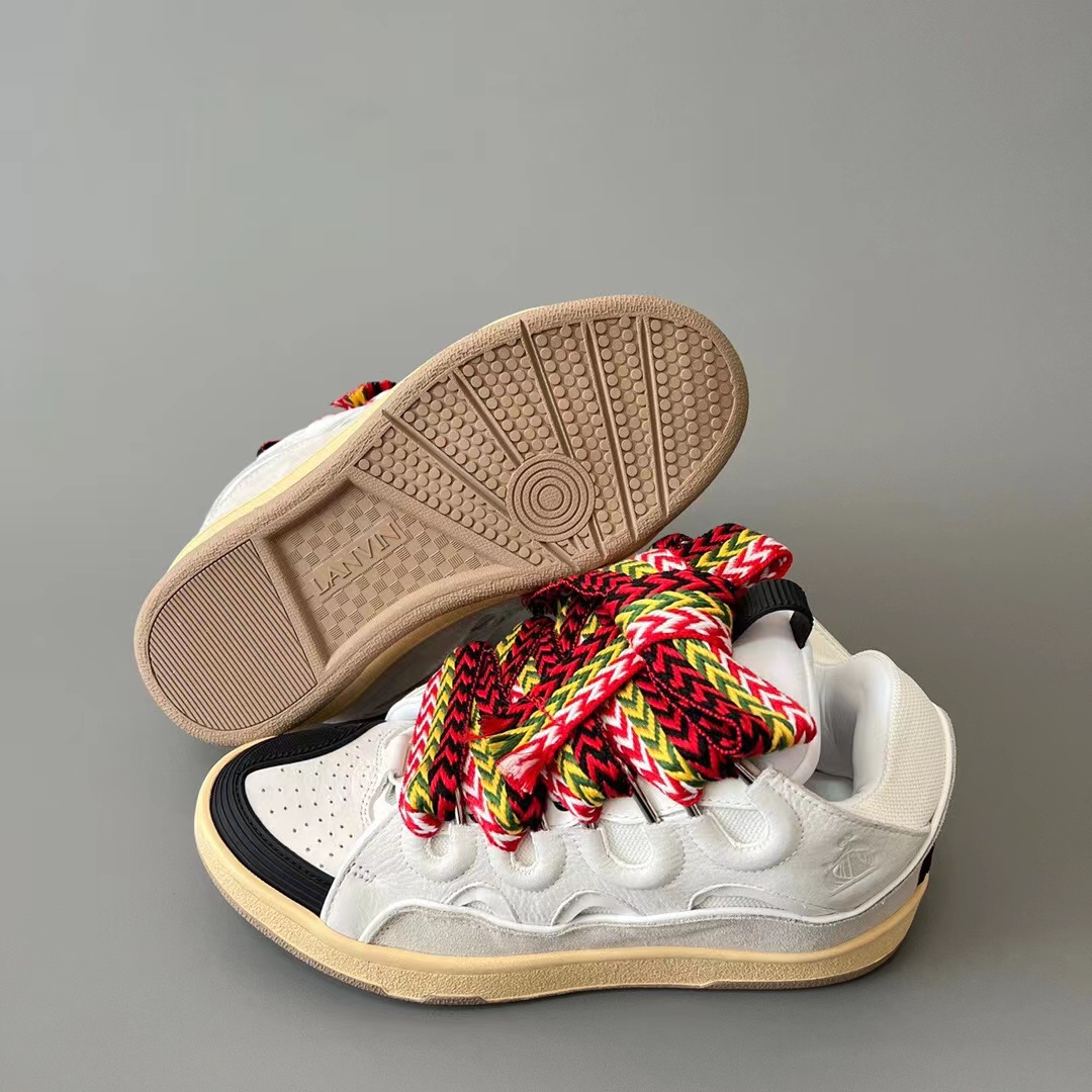 Lanvin Curb Sneaker White Multicolor