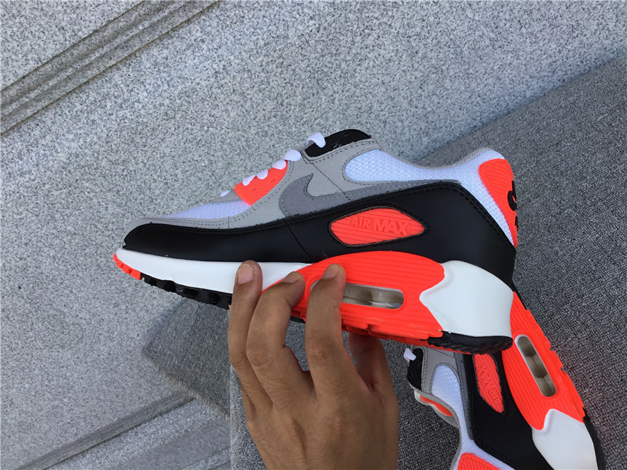 Nike Air Max90 Joint Air Cushion Mesh Breathable Running Shoes CT1685-100