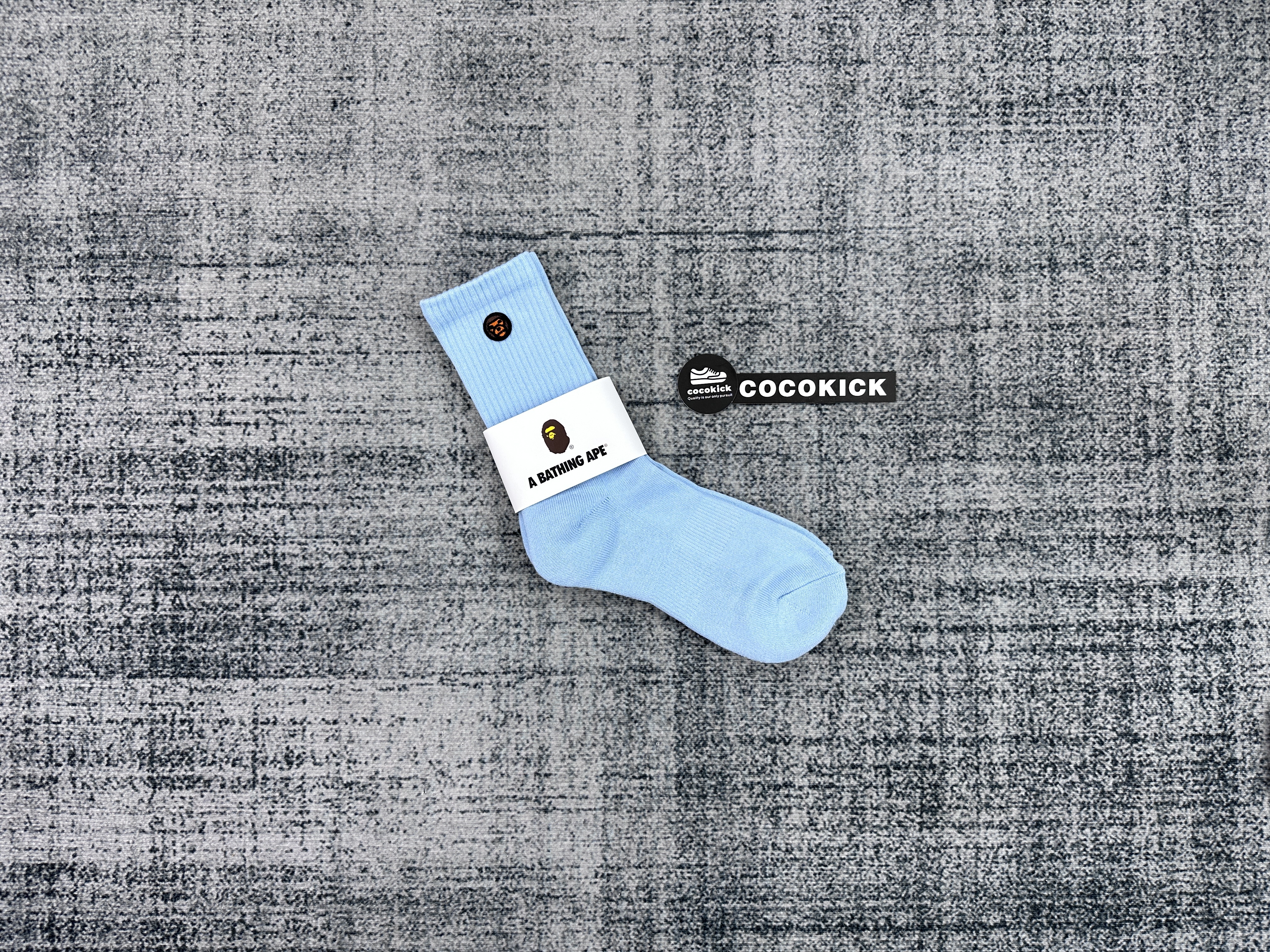 bape little ape head high socks solid color GF05083