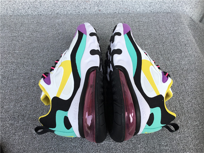 Nike Air Max 270 React Air Cushioned Running Shoe AO4971-101