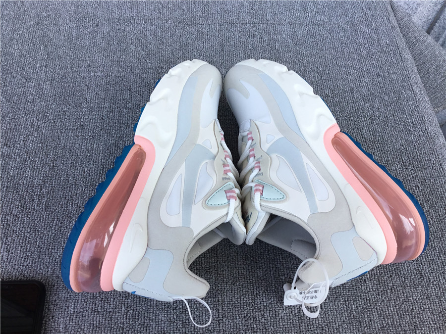 Nike Air Max 270 React Air Cushioned Running Shoe AT6174-100