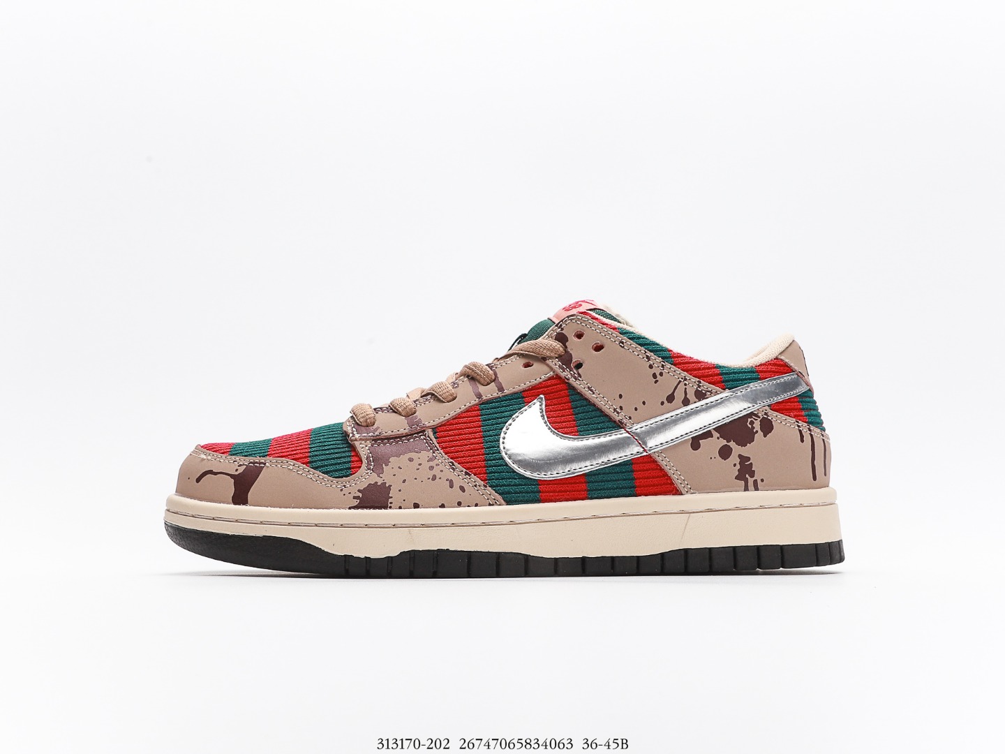Nike SB Dunk Low Freddy Krueger 313170-202