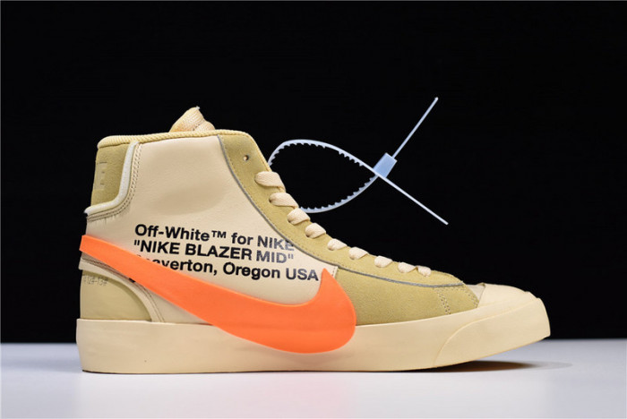 Off-White Nike Blazer Studio Mid Pale Vanilla AA3832-700