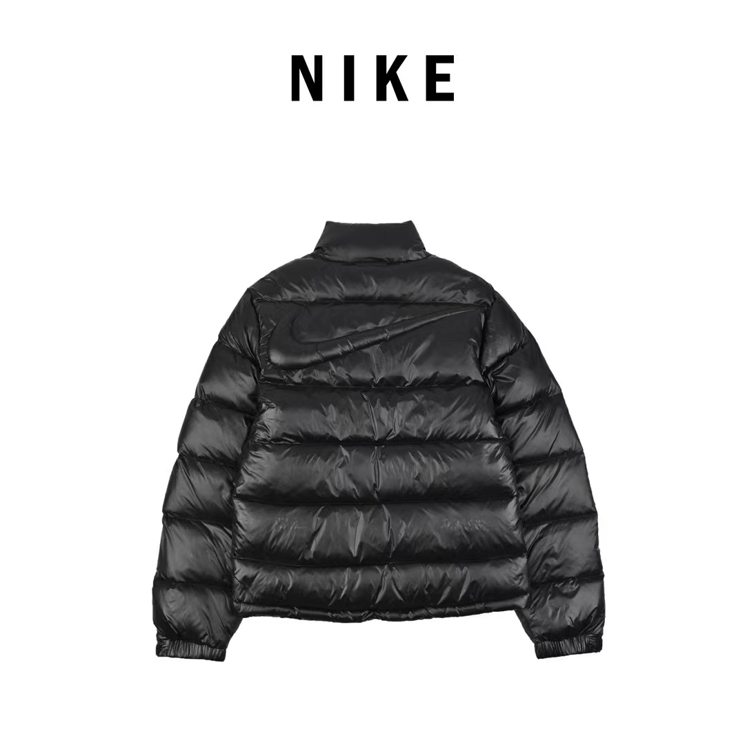 Nike Big Back Logo Print Down Jacket