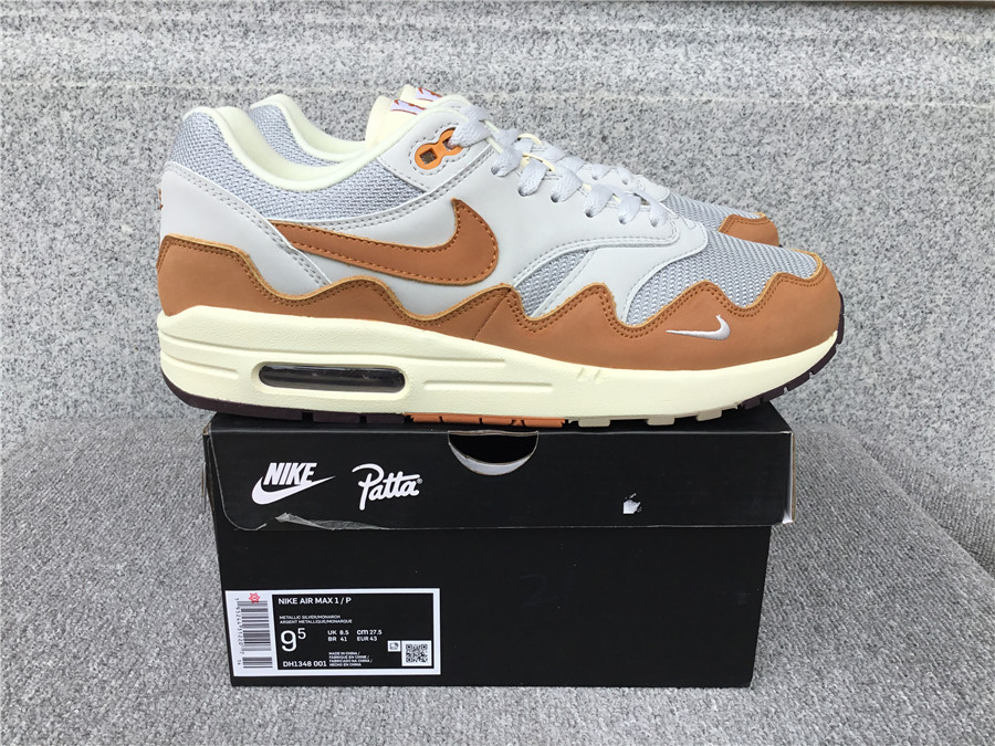 Nike Air Max 1 Nike Half Palm Air Cushion Retro Running Shoes DH1348-001