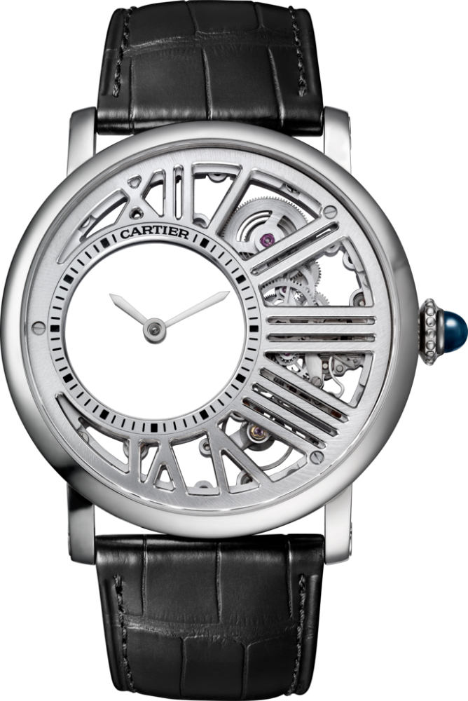 Cartier Rotonde 42mm Palladium Men’s Watch, WHRO0014